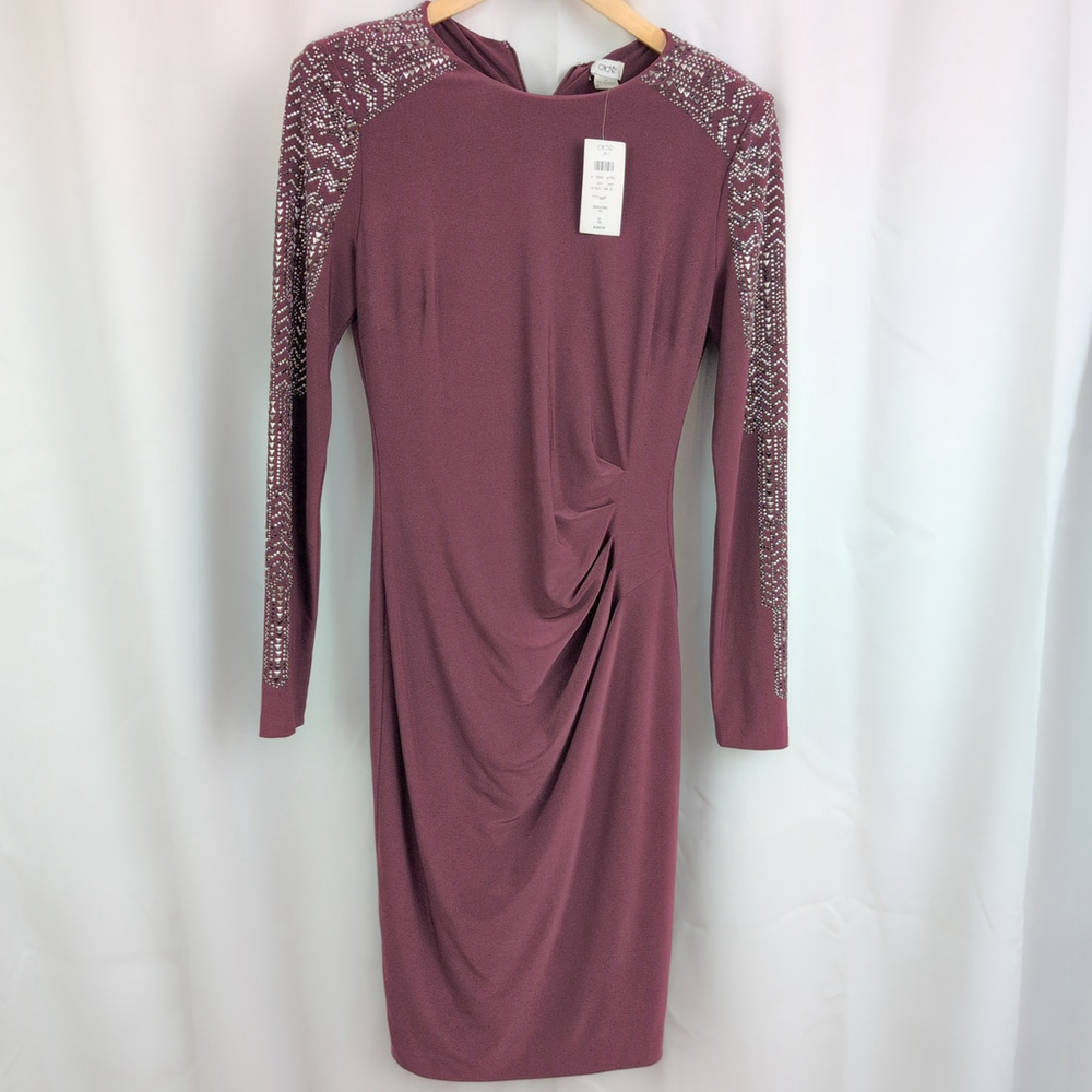 Deadstock Cache Embellished Crimson Dress Size 10